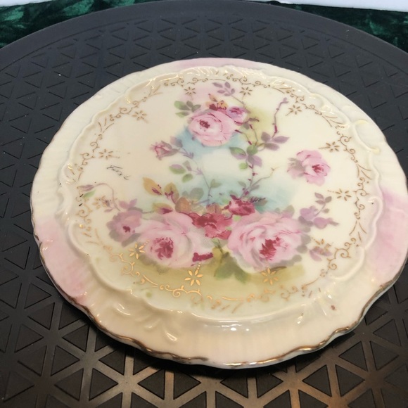 Vintage Trivet Plate from Royal Crown Chantilly Rose Hand Painted - Picture 8 of 8